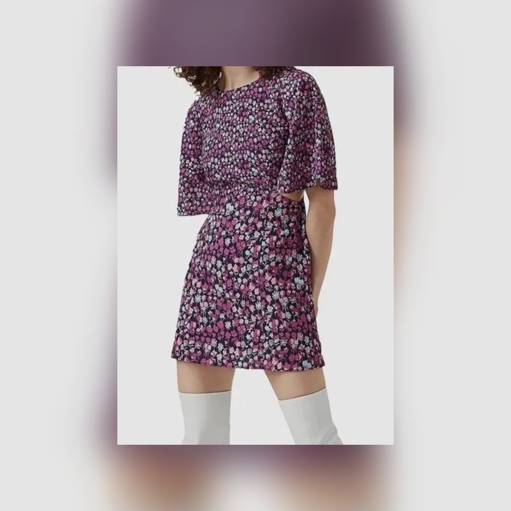 French Connection Bethany Verona Floral Cutout Dress